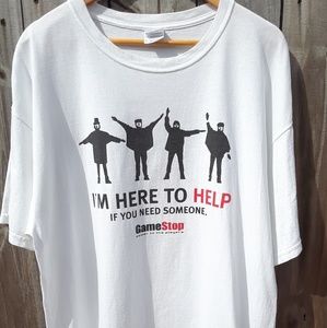 The Beatles RockBand Promo Shirt Size XL Game Stop